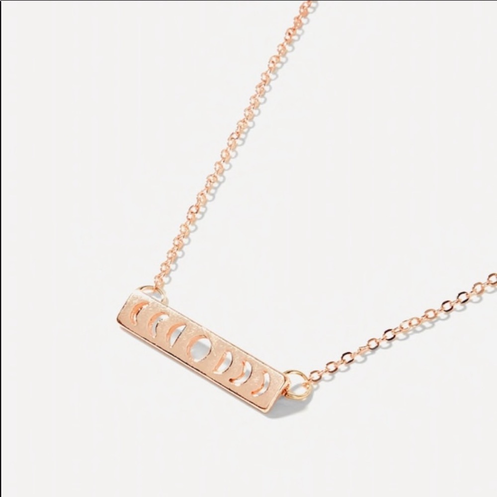 ๐ 5/$35 || ๐ Phases Bar Necklace - Picture 1 of 3